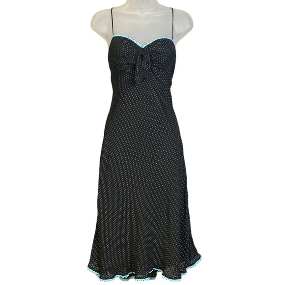 Mica Dresses & Skirts - Mica Y2K Polka Dot Midi Slip Dress